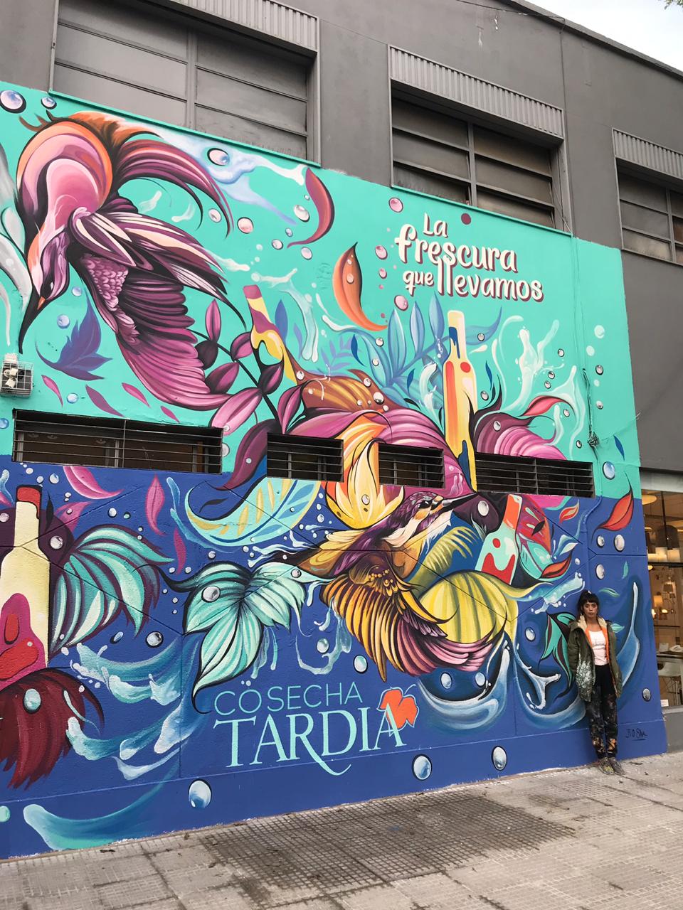 murales con pintura fotocatalítica, pintura que absorbe co2 bambu sustentable murales ecologicos