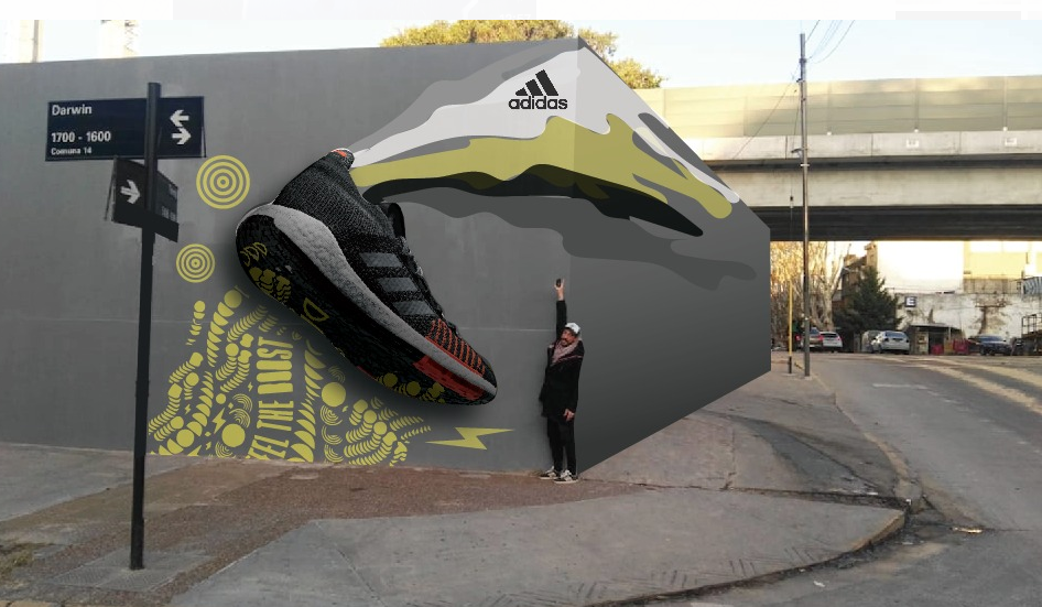 bambu sustentable murales con pintura fotocatalítica, pintura que absorbe co2adidas