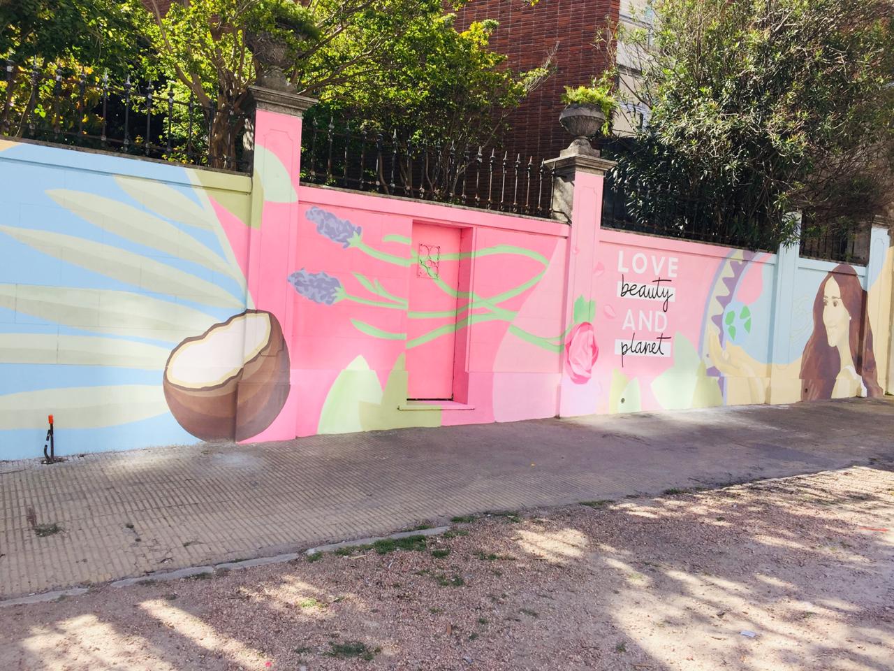 murales con pintura fotocatalítica, pintura que absorbe co2 murales urbanos
