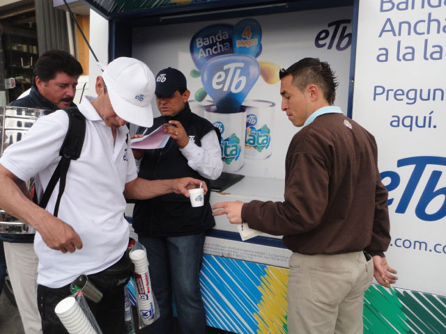 etb activacion btl agencia btl slim brands